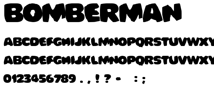 Bomberman font