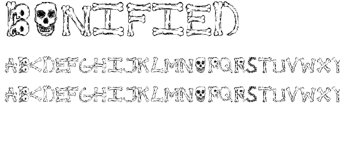 Bonified font