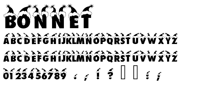 Bonnet font