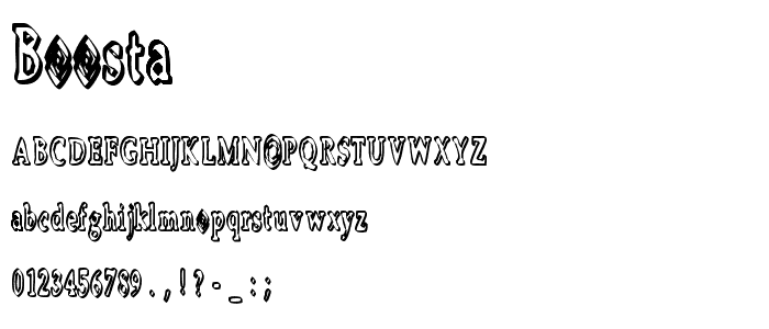 Boosta font