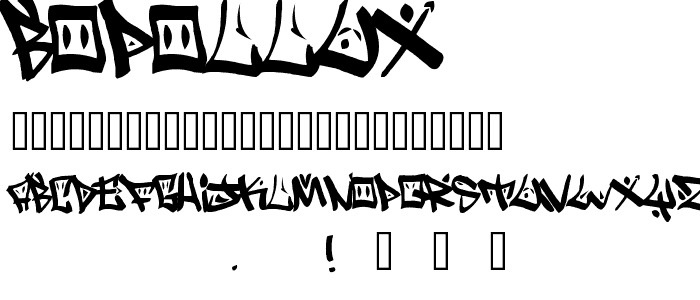 Bopollux font