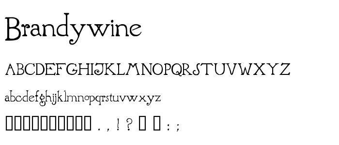 Brandywine™ font