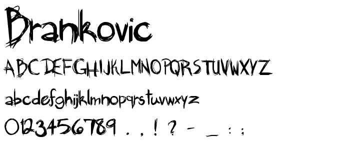 Brankovic font