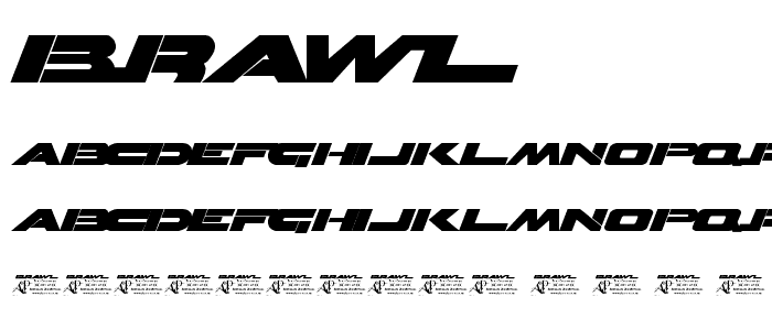 Brawl font