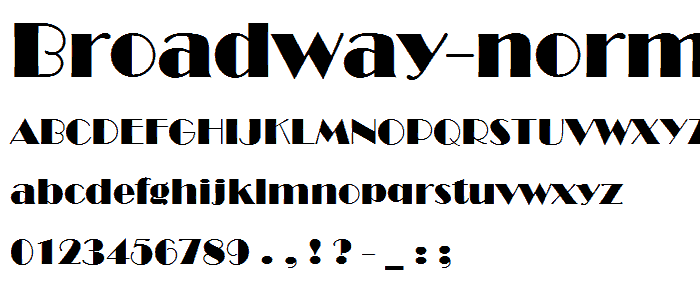 Broadway-Normal police
