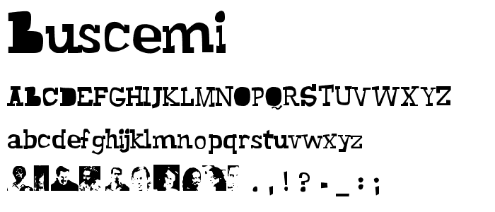 Buscemi font