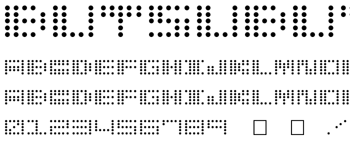 Butsubutsu Regular font