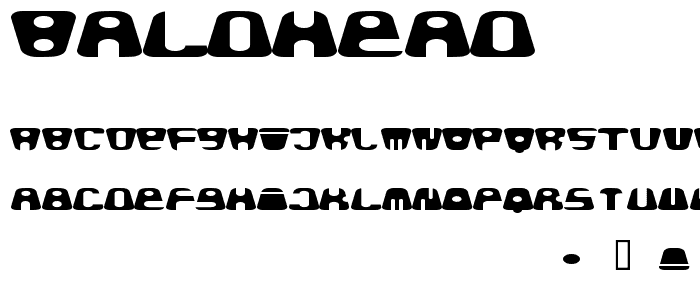 baldhead font