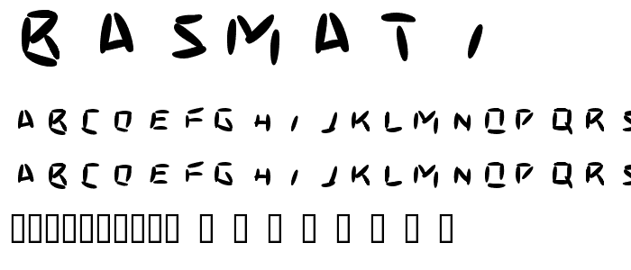 basmati font