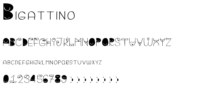 bigattino font