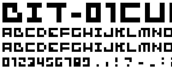 bit 01cube 16 remix font