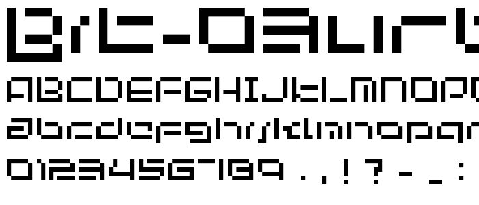 bit 03urbanfluxer font