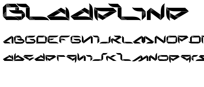 bladeline font