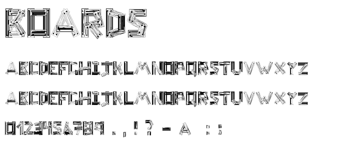 boards font