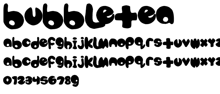 bubbletea font