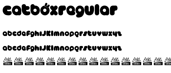 CATBÖXRegular font