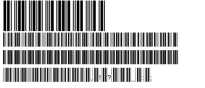 CCode39 font