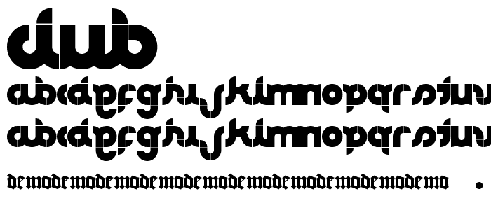 CLUB font