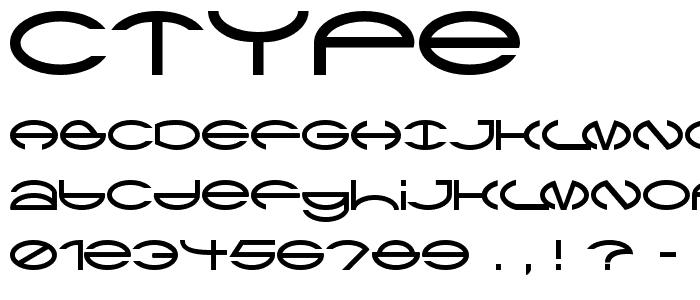 CType font