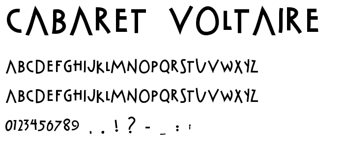 Cabaret_Voltaire font