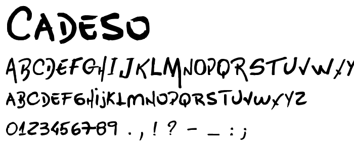 Cadeso font