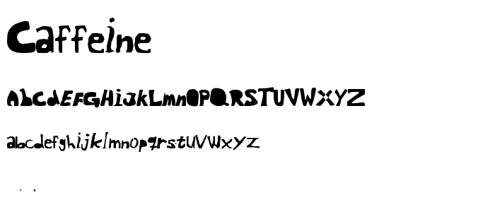 Caffeine font