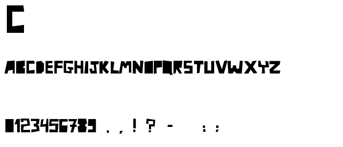 Caliqueñamedium font