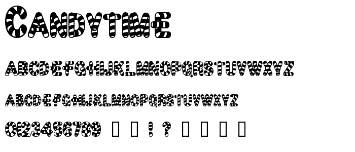 CandyTime font