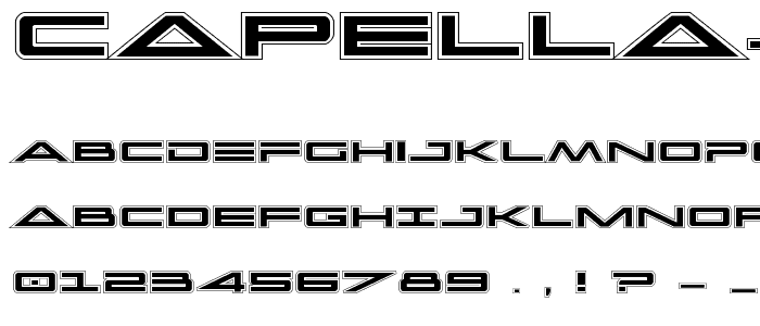 Capella Academy Regular font