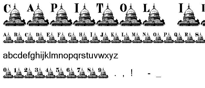 Capitol Idea font