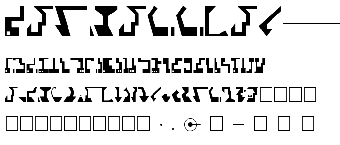 Cardassian  StarTrek canon based font