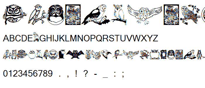 CarstensOwls font