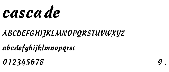 Cascade-Light font