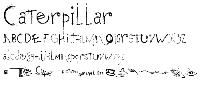 Caterpillar font