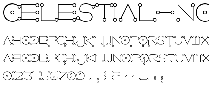 Celestial Normal font