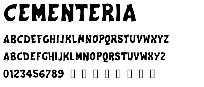 Cementeria font