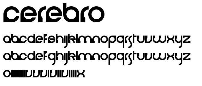 Cerebro font