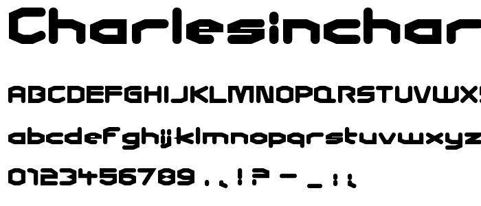 CharlesinCharge Regular font