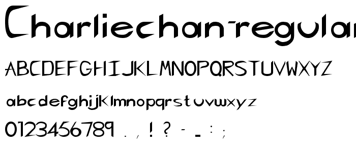CharlieChan Regular font