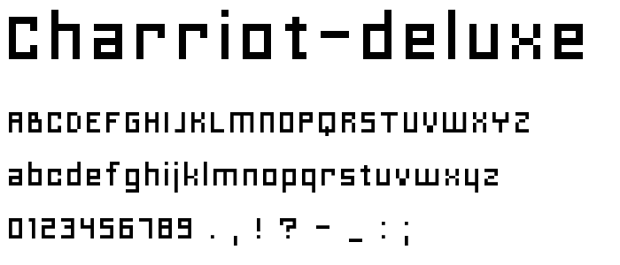 Charriot Deluxe font