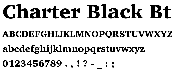Charter Black BT police