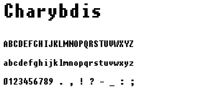 Charybdis font