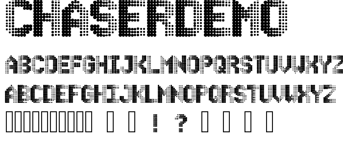ChaserDemo font