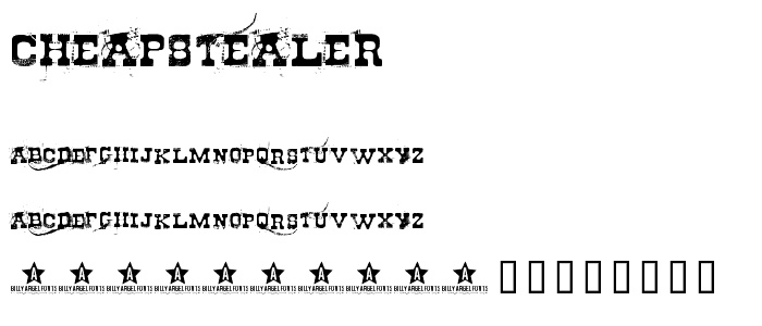 Cheapstealer font