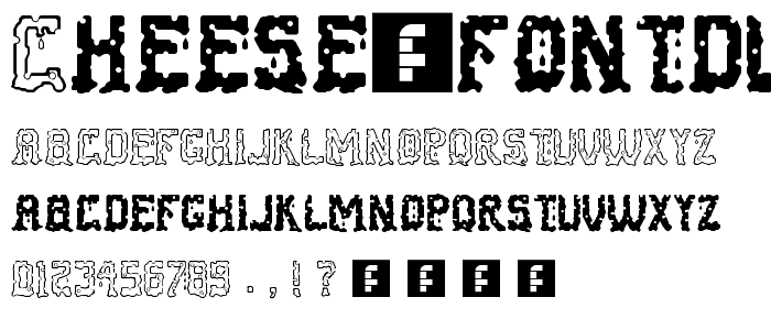 Cheese Fontdue Regular font