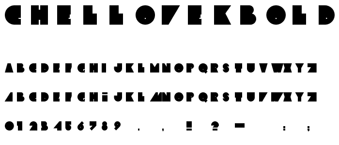 ChellovekBold font