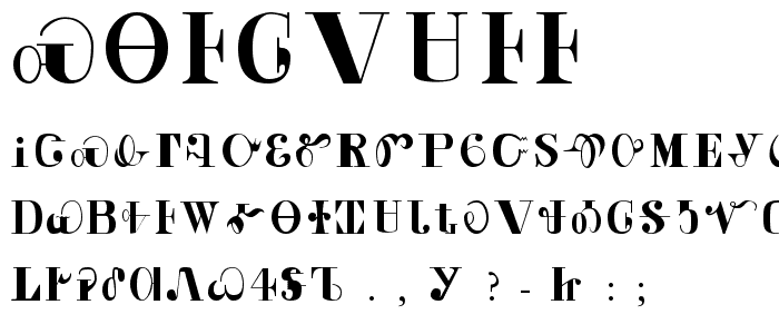 Cherokee font