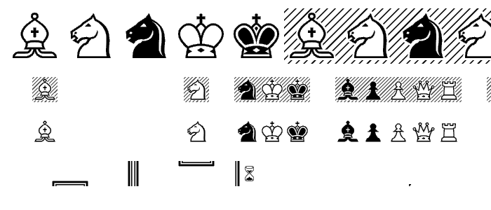 Chess Alpha font