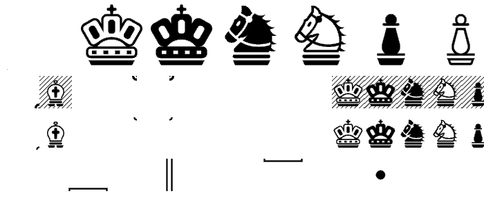 Chess Magnetic font