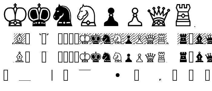 Chess-7 font